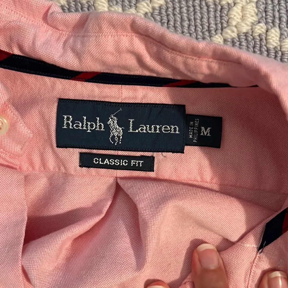 Pink Ralph Lauren button down - Picture 2 of 7